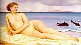 Shore Canvas Paintings - Actaea the Nymph of the Shore